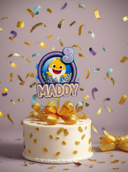 Custom Baby Shark Cake Topper