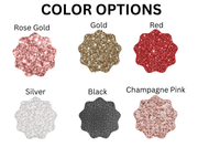 Glitter Number Cupcake Topper