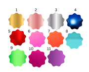 Custom Metallic/ Foil Happy Birthday Cupcake Topper