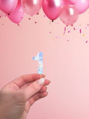 Holographic Number Cupcake Topper