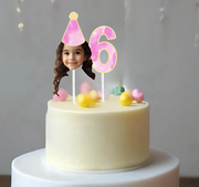 Marble, Galaxy, Abstract Print Party Hat Topper Options Custom Photo Themed Party Hat Cake Toppers