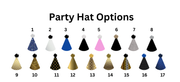 Simple Custom Photo Themed Party Hat Cake Toppers
