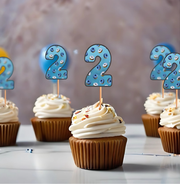 Number Cupcake Topper Sports/Cars/Video Games/Donuts/Animals Print